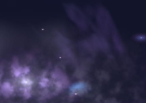 Small part of an infinite star field of space in the Universe. "Elements of this image furnished by NASA".