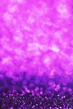 Abstract glitter bokeh holiday purple background