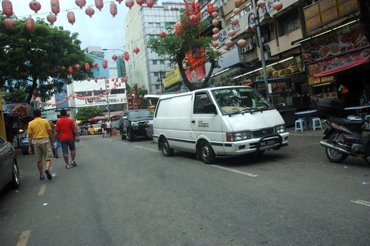 Kuala Lumpur, Malaysia - June 8, 2013: Road traffic at Kuala Lumpur city, Malaysia.