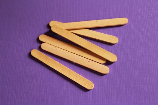 There are the ice cream sticks. It made from bamboo.