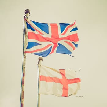 Vintage retro looking Union Jack national flag of the United Kingdom (UK)