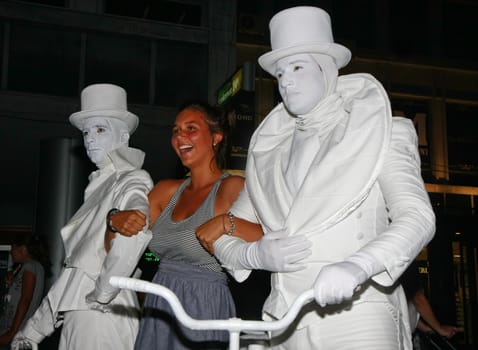 Living statue at Buskers festival Belgrade,August 2011.