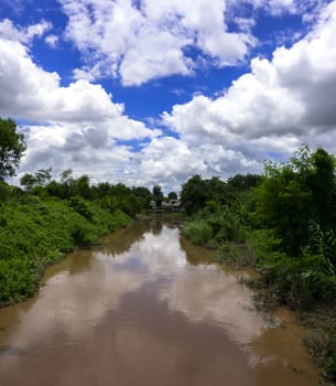 Mekok River Tributary. Flowing from Thaton to Chiang Mai, Thailand.
