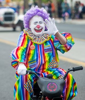 HENDERSON , NEVADA - APRIL 26 : A Participant at the henderson heritage festival held in Henderson Nevada on April 26 2014 ,the annual festival celebrates the heritage of Henderson Nevada