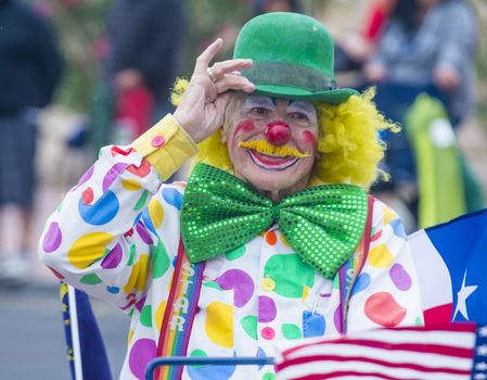 HENDERSON , NEVADA - APRIL 26 : A Participant at the henderson heritage festival held in Henderson Nevada on April 26 2014 ,the annual festival celebrates the heritage of Henderson Nevada