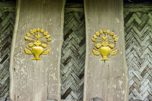 traditional thai style wall decoration,Thailand