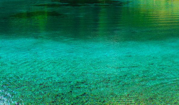 Green lake in the Austrian Alps