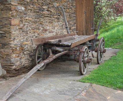 Old horse cart in Styria, Austria