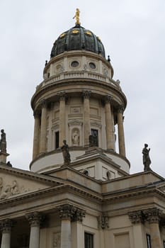 The Franzosischer Dom or French Cathedral located in Berlin on the Gendarmenmarkt