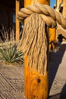 Ropes used as decoration