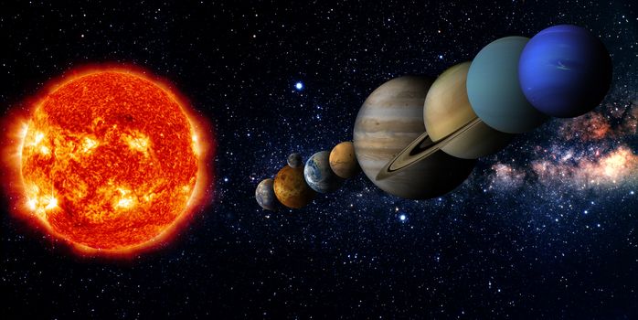 The sun and nine planets of our system orbiting
THIS IS NOT A DIRECT NASA COPY NASA Images http://www.nasa.gov/images