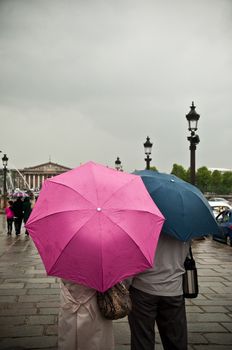 tourists in Paris