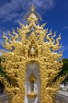 Architectural Elements Of White Temple, Contemporary unconventional Buddhist temple in Chiang Rai.