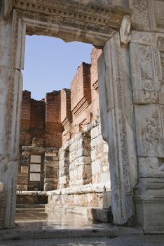 Ancient greek town of Ephesus in Turkey