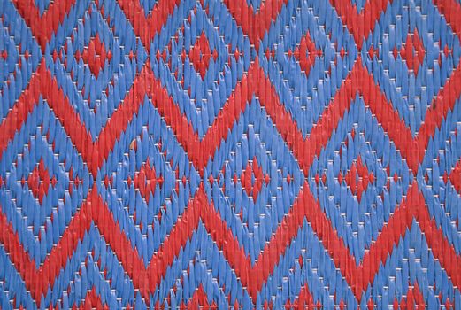 Close-up of a turkish ornamented  prayer rug
