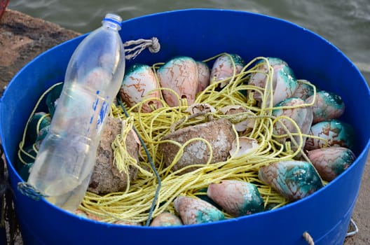 Fishing tool made by fisherman, Thailand