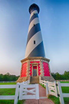 Cape Hatteras Lighthouse early morning on Outer banks, North Carolina