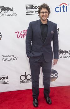 LAS VEGAS - MAY 18 : Singer/songwriter Josh Groban attend the 2014 Billboard Music Awards at the MGM Grand Garden Arena on May 18 , 2014 in Las Vegas.