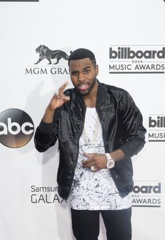LAS VEGAS - MAY 18 : Singer/songwriter Jason Derulo attend the 2014 Billboard Music Awards at the MGM Grand Garden Arena on May 18 , 2014 in Las Vegas.