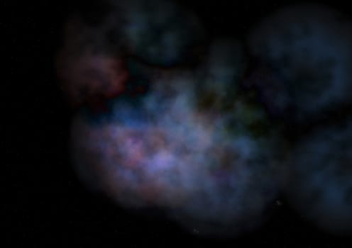 Small part of an infinite star field of space in the Universe. "Elements of this image furnished by NASA".