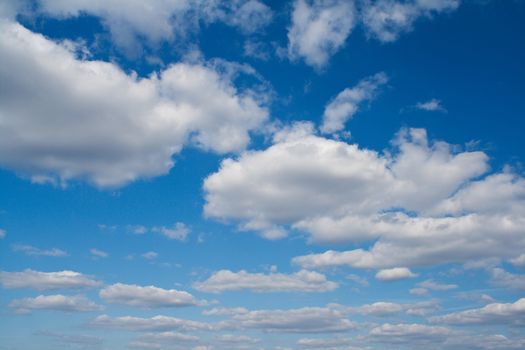 Cloudy blue sky