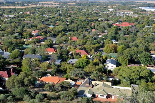 The North-eastern suburbs of Bloemfontein as seen from Naval Hill