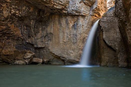 Beautiful Bulgarian waterfall -Emen canyon