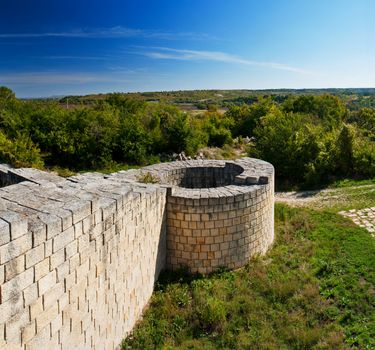 Fortress. A medieval fortress in Bulgaria - Madara