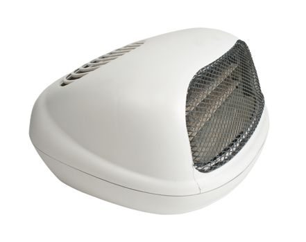 Electric Heater isolated from white