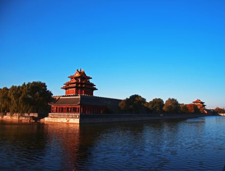 Temples of the Forbidden City in Beijing China