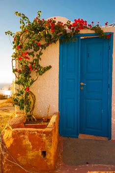 Oia Santorini Greece famous with beautiful romantic sunsets