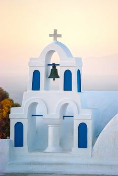 Oia Santorini Greece famous with beautiful romantic sunsets