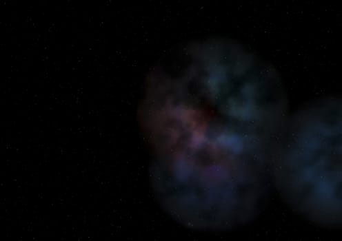 Star field in space a nebulae and a gas congestion. "Elements of this image furnished by NASA".