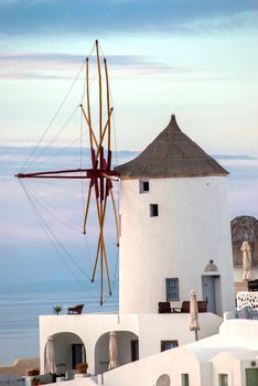 Oia Santorini Greece famous with beautiful romantic sunsets