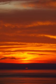 Oia Santorini Greece famous with beautiful romantic sunsets