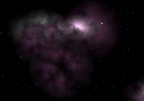 Small part of an infinite star field of space in the Universe. "Elements of this image furnished by NASA".