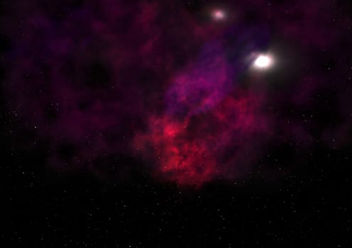 Star field in space a nebulae and a gas congestion. "Elements of this image furnished by NASA".