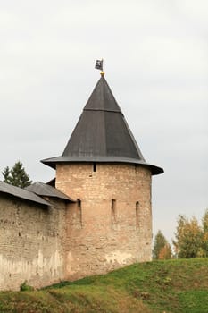 Pskov fortress autumn Russia