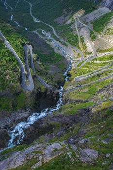 Trollstigen in Norway, one of the most dangerous roads in the world