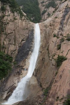 Kuryong Water Fall. Mount Kumgang. North Korea. 