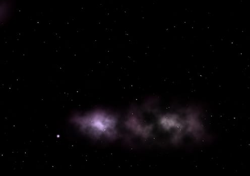 Star field in space a nebulae and a gas congestion. "Elements of this image furnished by NASA".