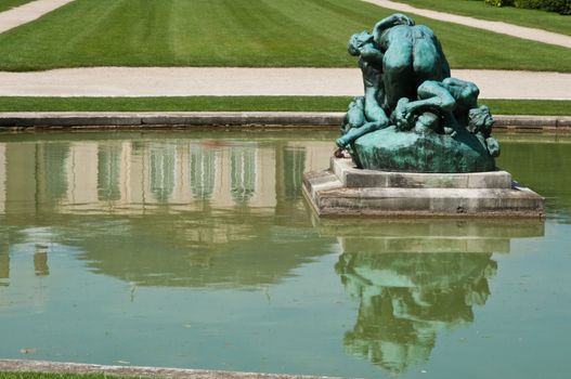 Statue  in Rodin museum in Paris - taken 14 June 2013