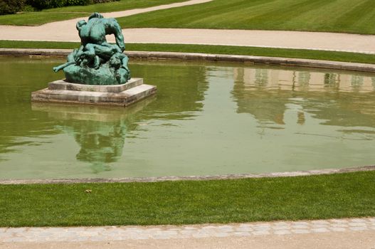 Statue  in Rodin museum in Paris - taken 14 June 2013