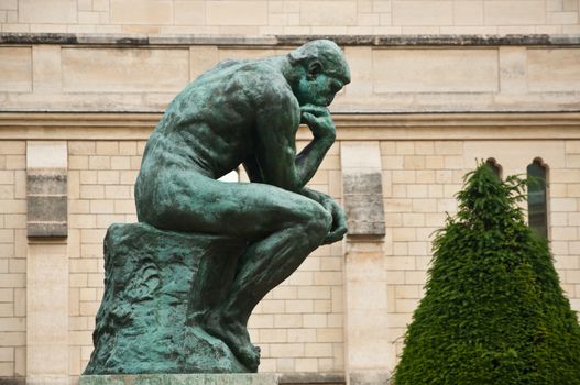 the thinking in Rodin museum in Paris - taken 14 June 2013