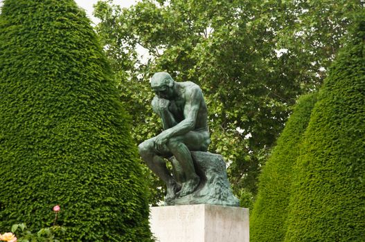 the thinking in Rodin museum in Paris - taken 14 June 2013