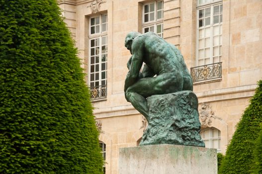 the thinking in Rodin museum in Paris - taken 14 June 2013