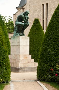 the thinking in Rodin museum in Paris - taken 14 June 2013