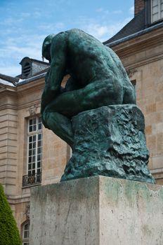 the thinking in Rodin museum in Paris - taken 14 June 2013