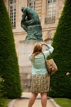 the thinking in Rodin museum in Paris - taken 14 June 2013