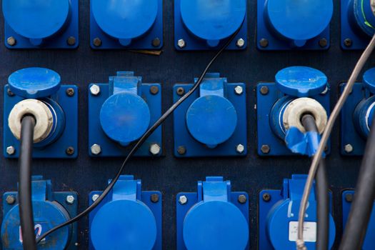 power plugs connected